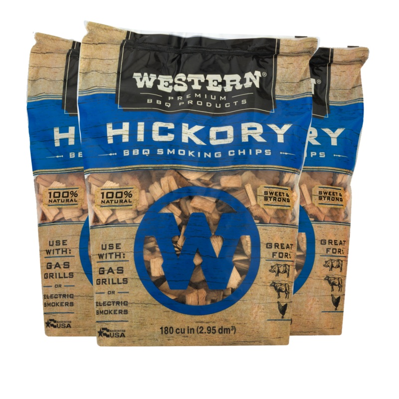 Western Hickory Wood BBQ Smoking Chips