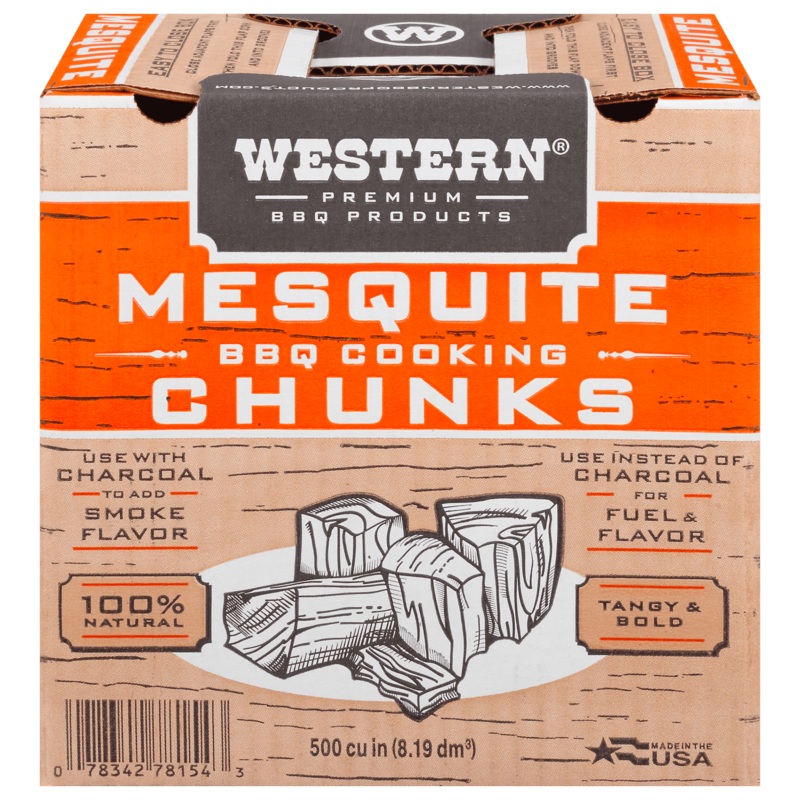 Western Mesquite Wood BBQ Cooking Chunks