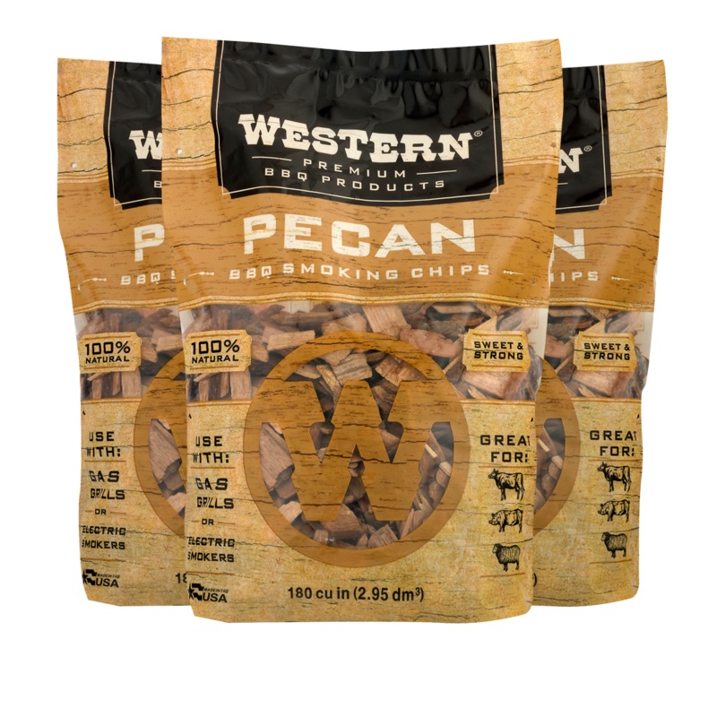 Western Pecan Wood BBQ Smoking Chips