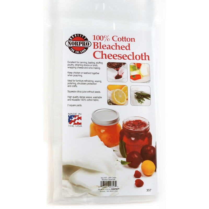 Norpro 100% Cotton Bleached Cheesecloth