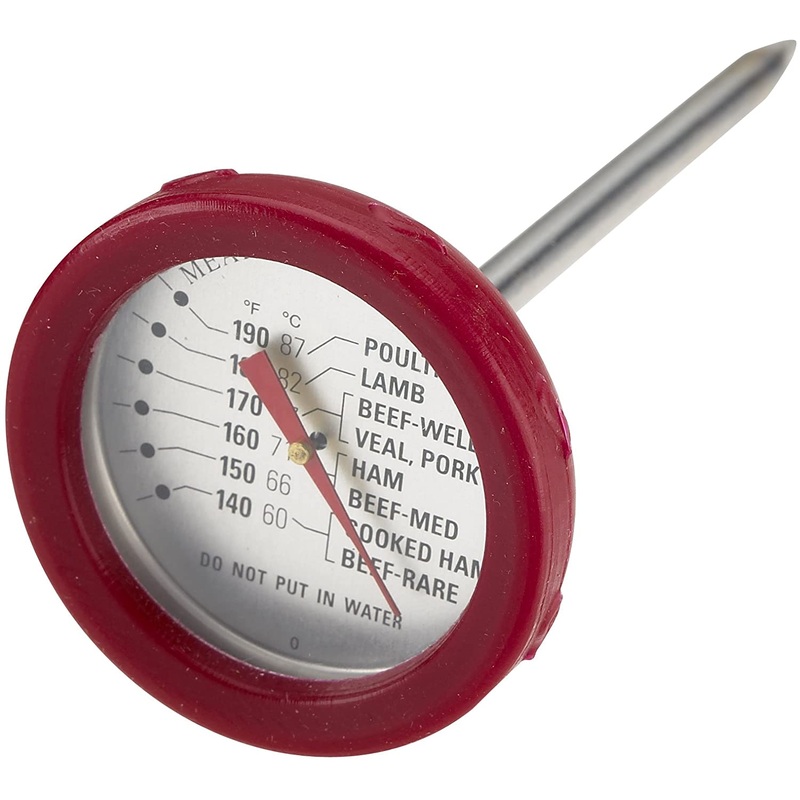 Grill Pro 8" Analog Thermometer with Bezel