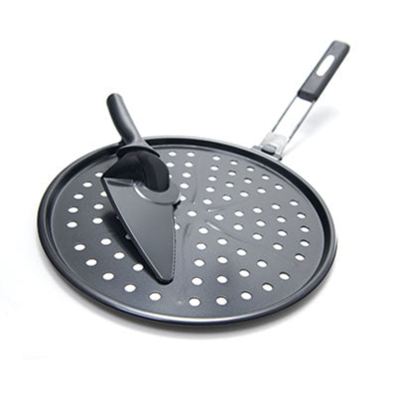 Grill Pro Non-Stick Pizza Grill Pan & Cutter