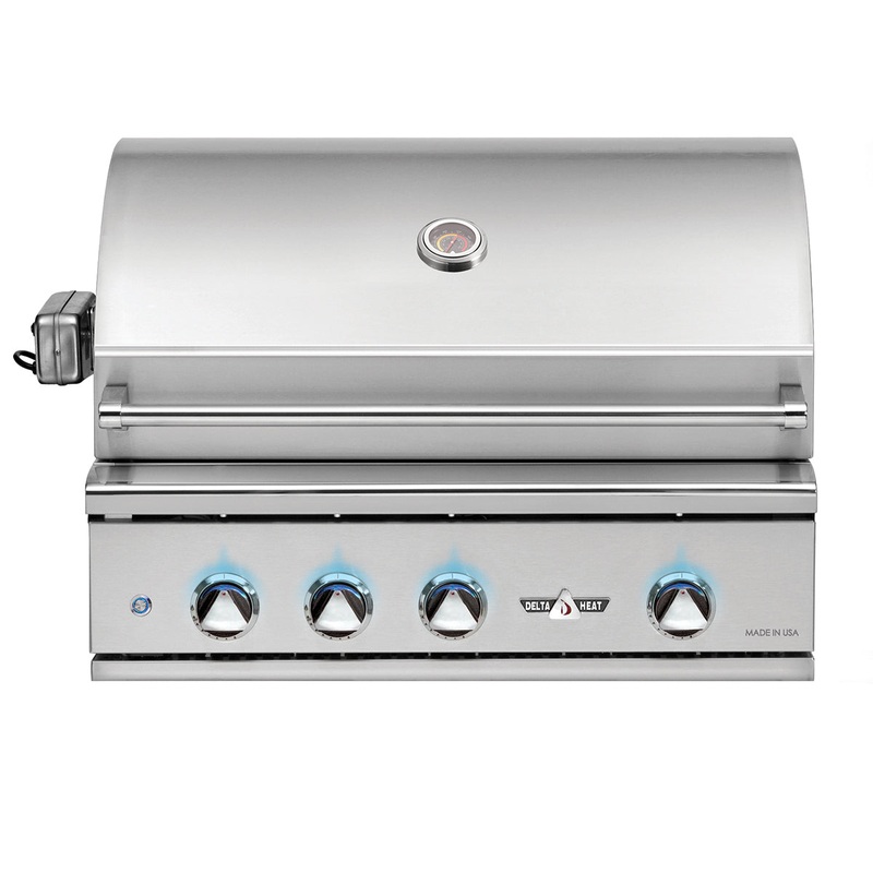 Delta Heat 32 Outdoor Gas Grill w/ Infrared Rotisserie