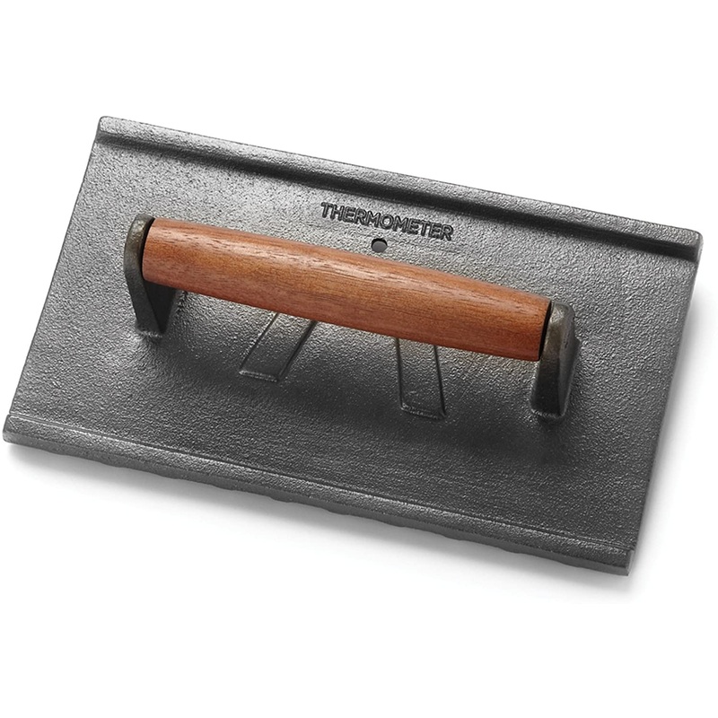 Outset Rectangular Cast Iron Grill Press
