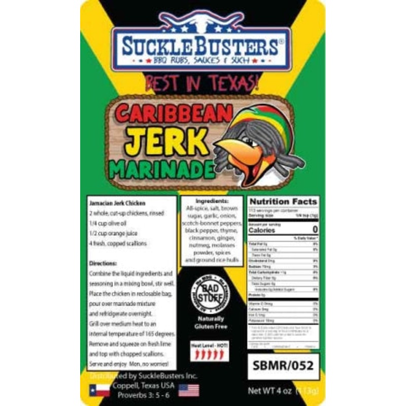 Sucklebusters: Caribbean Jerk Marinade