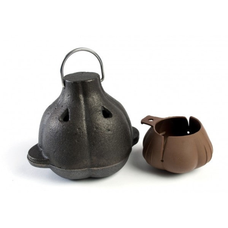 Charcoal Companion Cast Iron Garlic Roaster & Squeezer Set