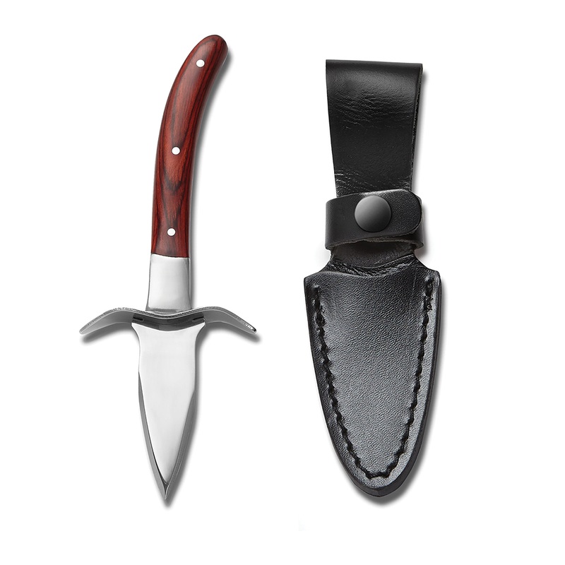 Outset Oyster Knife w/ Leather Case