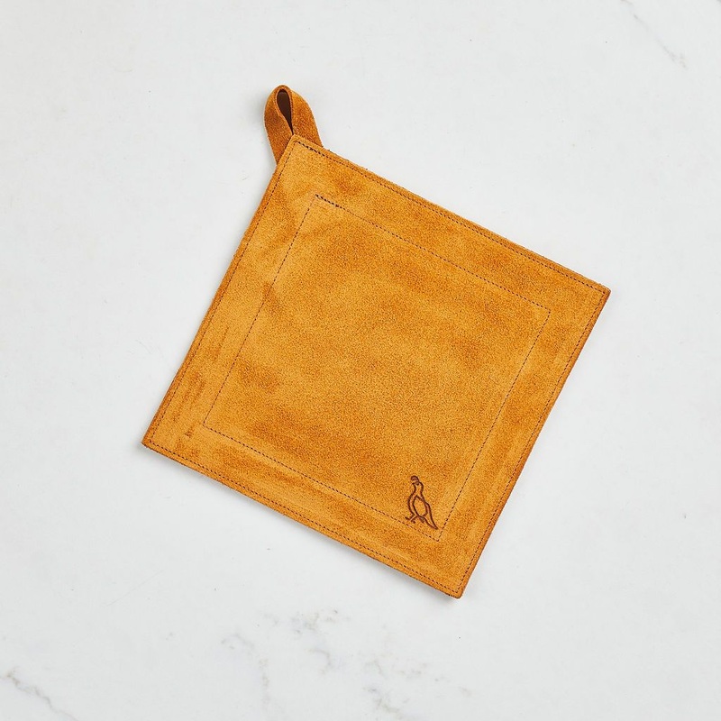 Smithey Ironware Suede Potholder