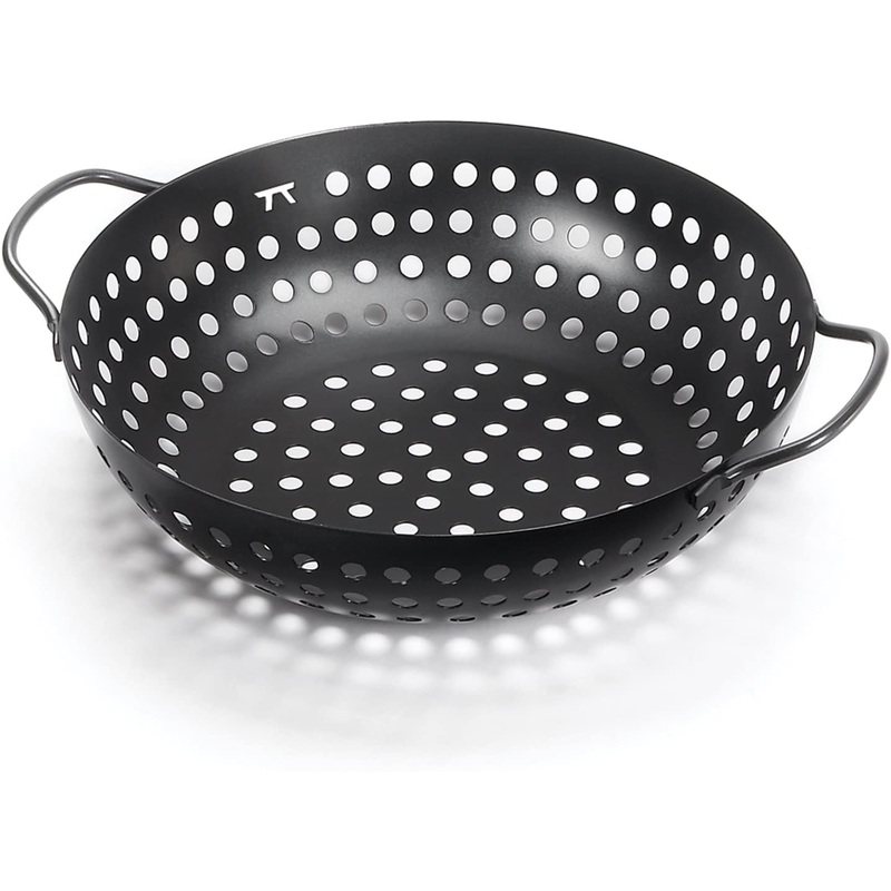 Outset Non-Stick Round Grill Wok