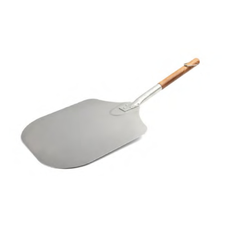 Pizzacraft 12 Lightweight Aluminium Pizza Peel with Acacia Wood Handle