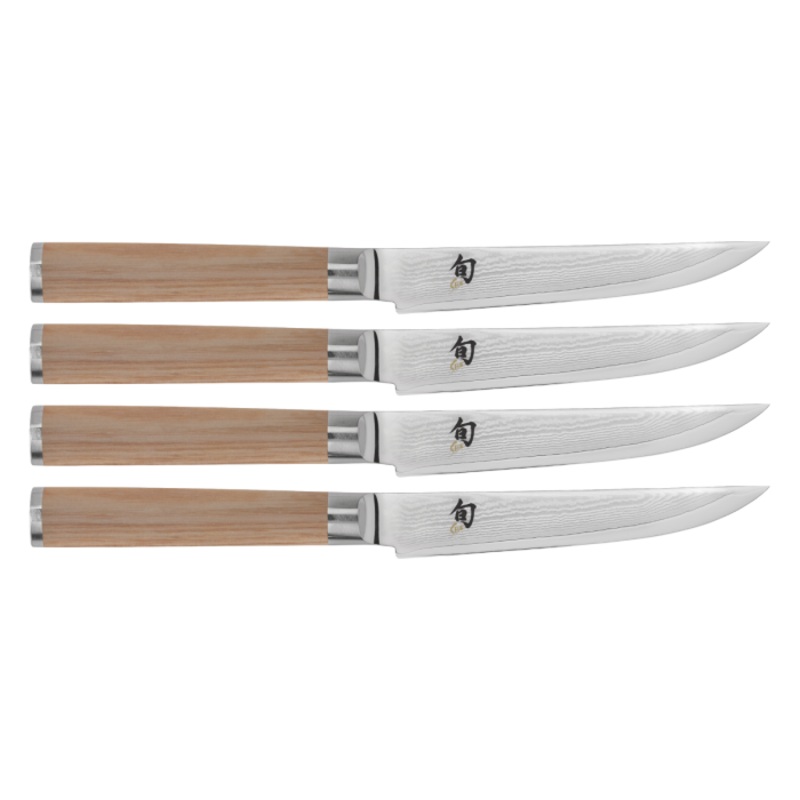 Shun Classic Blonde 4-Piece Steak Knife Set