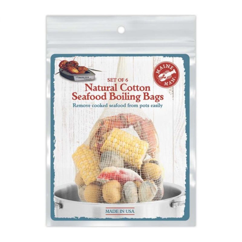 Harold Imports Maine Man Seafood Boiling Bags, Set/6