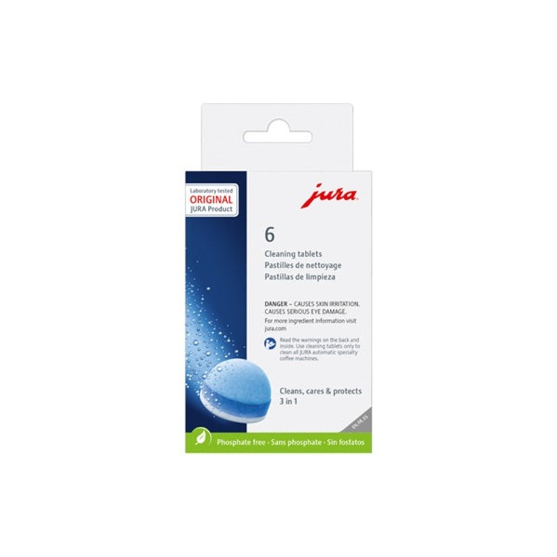 JURA 3-Phase Cleaning Tablets (6 PK)