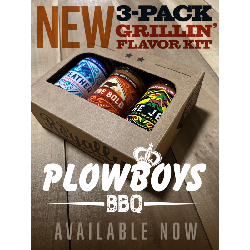 Plowboys BBQ 3 Rub Set