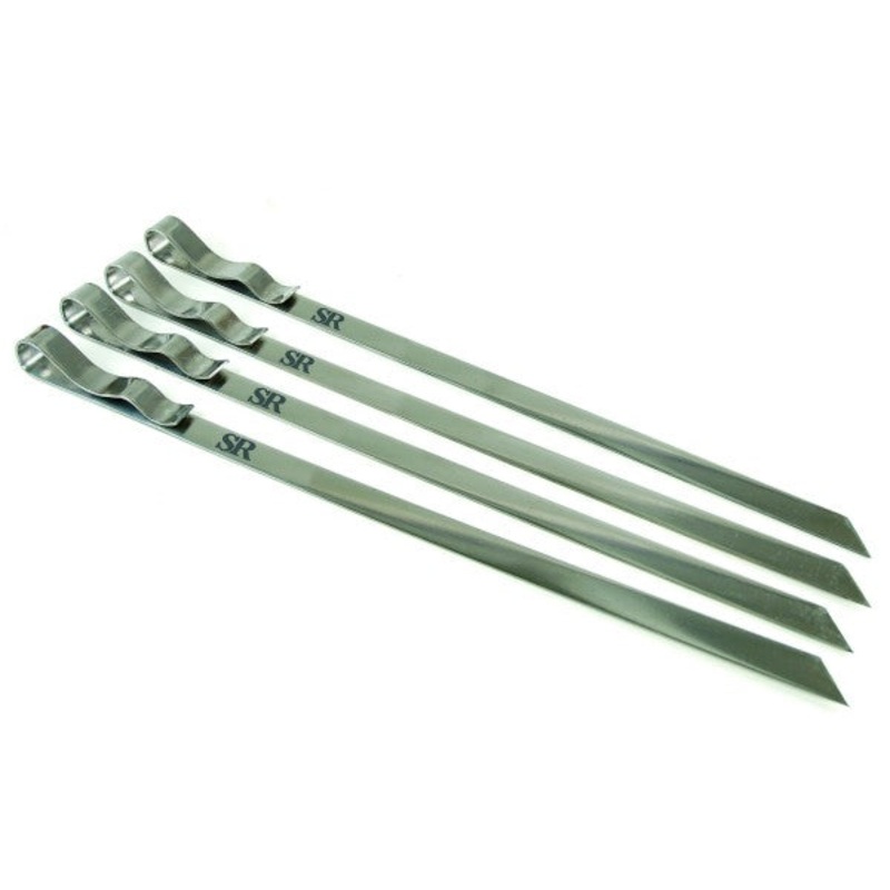 Steven Raichlen Wide Stainless Steel Skewers  Set of 6
