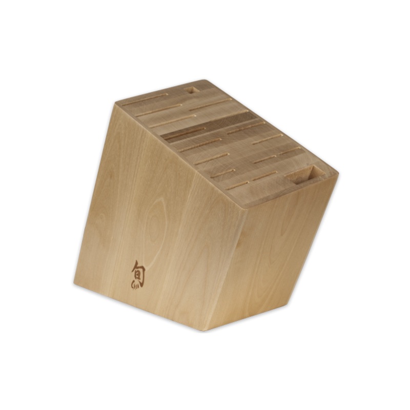 Shun 17Slot Angled Block (Birch)