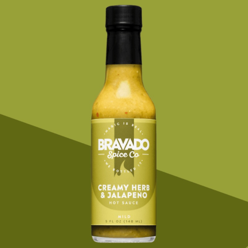 Bravado Spice Co Creamy Herb & Jalapeo Hot Sauce