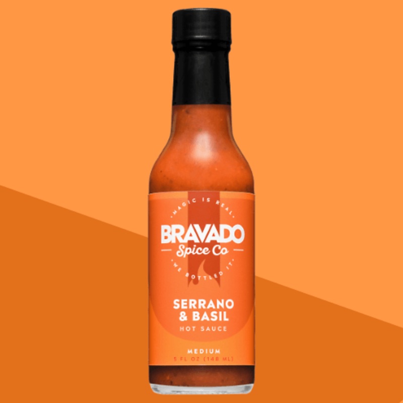 Bravado Spice Co Serrano & Basil Hot Sauce