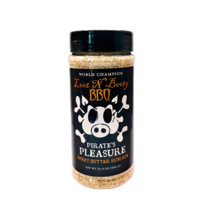 Loot N' Booty BBQ Pirate's Pleasure Sweet Butter Rum Rub   12.9 OZ