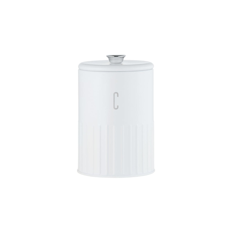 Astor Coffee Canister 11x17cm 1.35L White