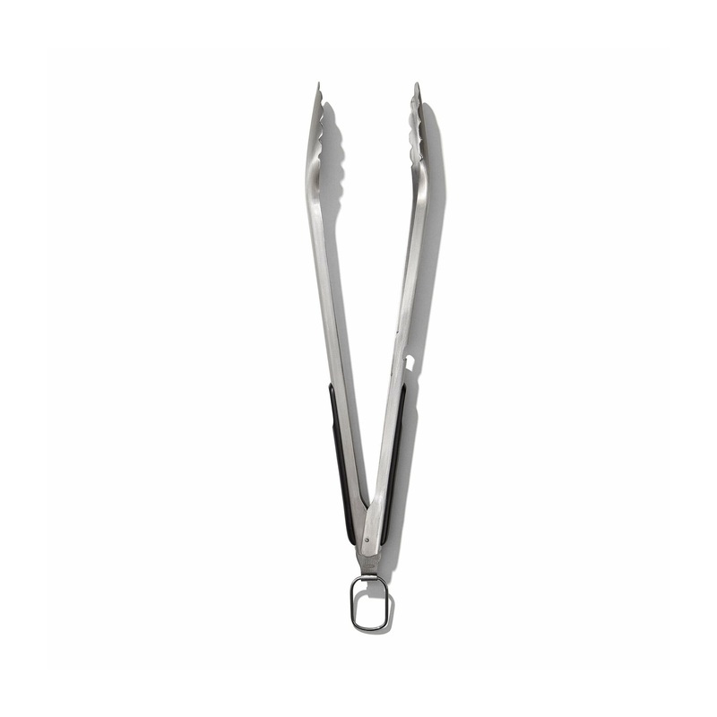 OXO Grilling Tongs with Built-In Bottle Opener