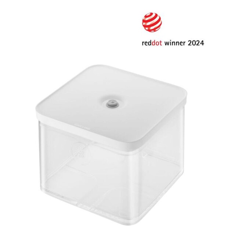 ZWILLING Fresh & Save CUBE Container 2L / 21 cm, 4.2 Qt, Transparent-white