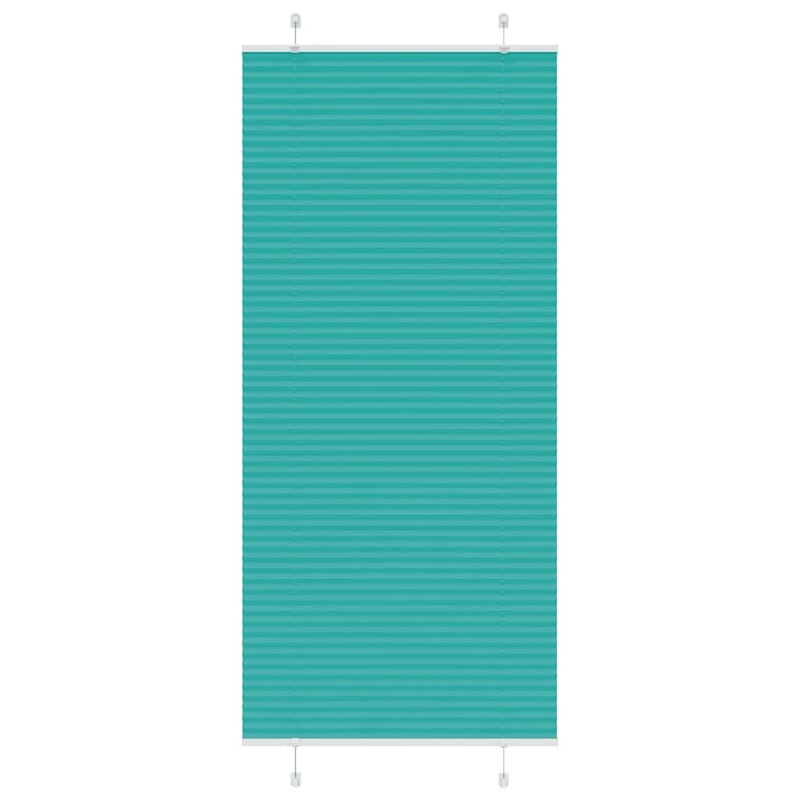 Store pliss vert ptrole 90x200 cm largeur du tissu 89,4 cm