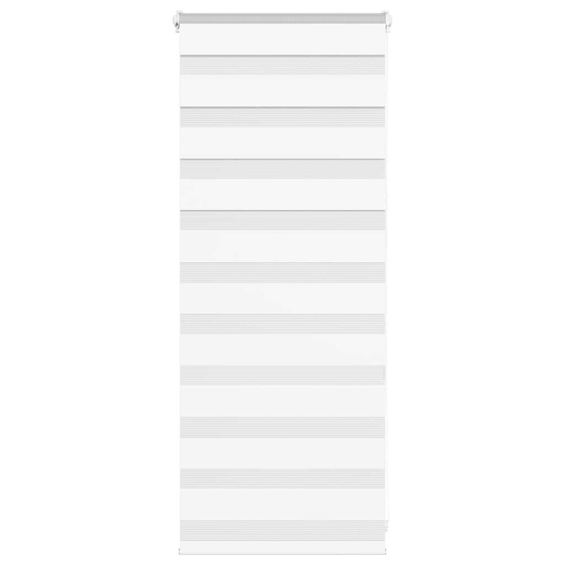 Store zbre blanc 65x100 cm largeur du tissu 60,9 cm polyester